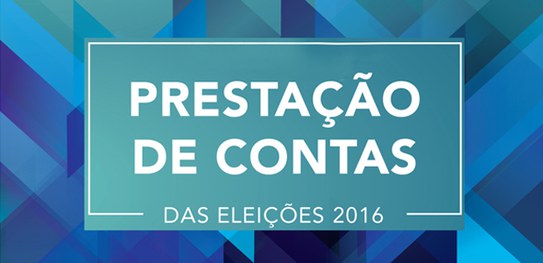 Candidatos e partidos devem prestar contas até 1º de novembro