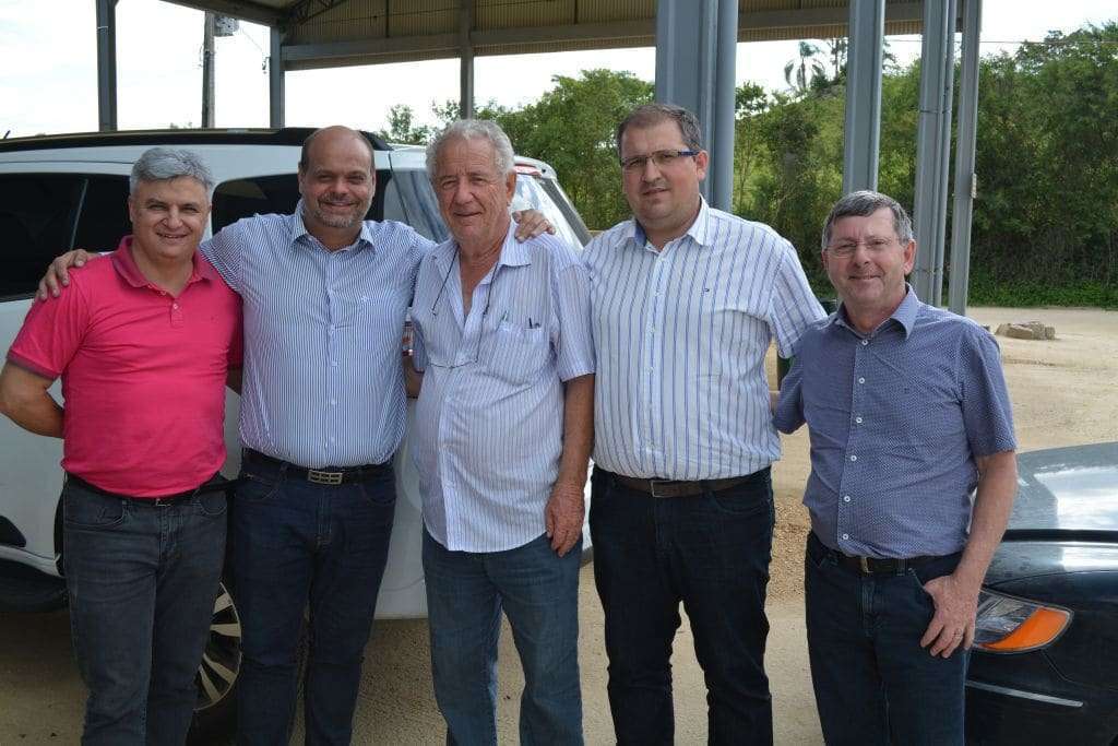 Vice-presidente da Federação Catarinense de Futebol visita Morro da Fumaça