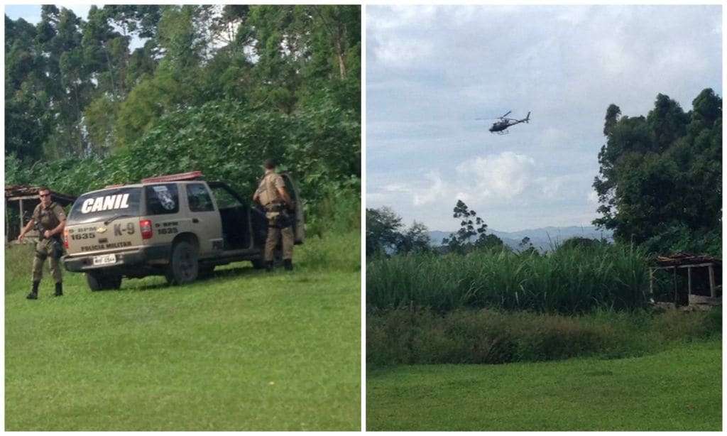 Polícia faz cerco para prender assaltantes