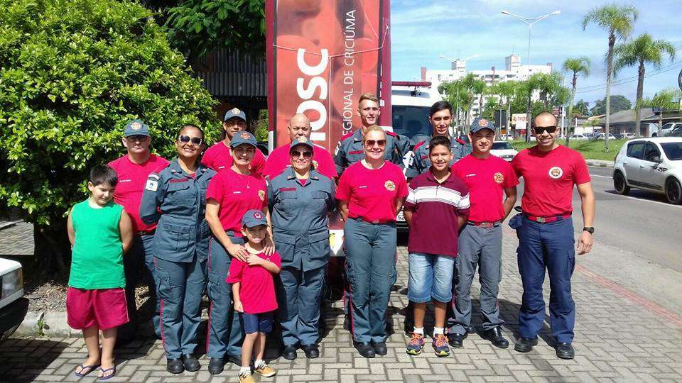 Bombeiros Comunitários de Morro da Fumaça fazem doação de sangue