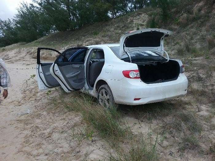 Corolla de Morro da Fumaça é encontrado na beira mar