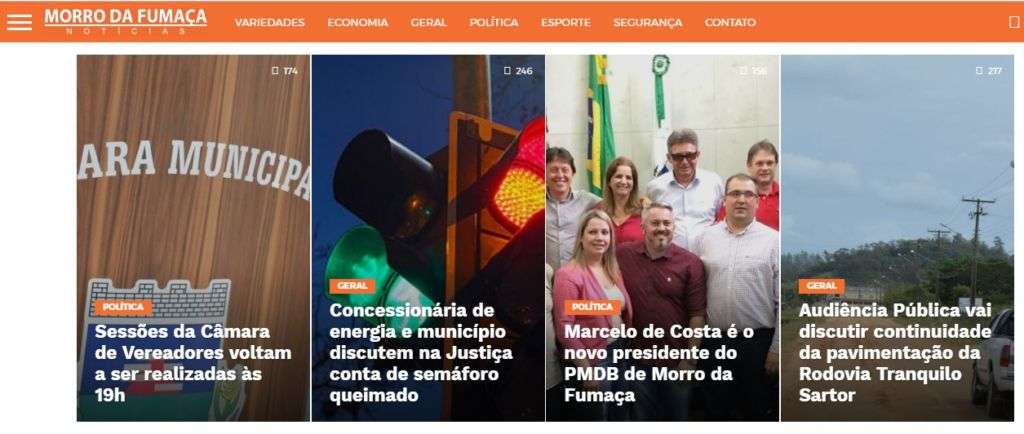 Na semana que completa 1 ano, Morro da Fumaça Notícias apresenta novo layout