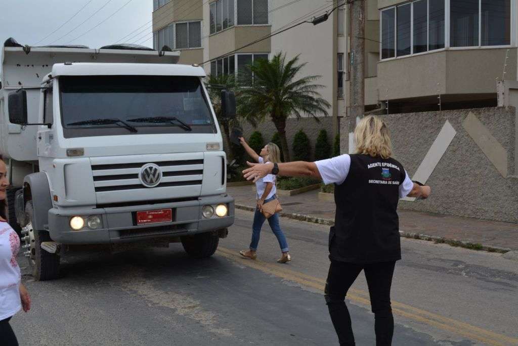 Blitz da saúde leva orientação aos motoristas em Morro da Fumaça