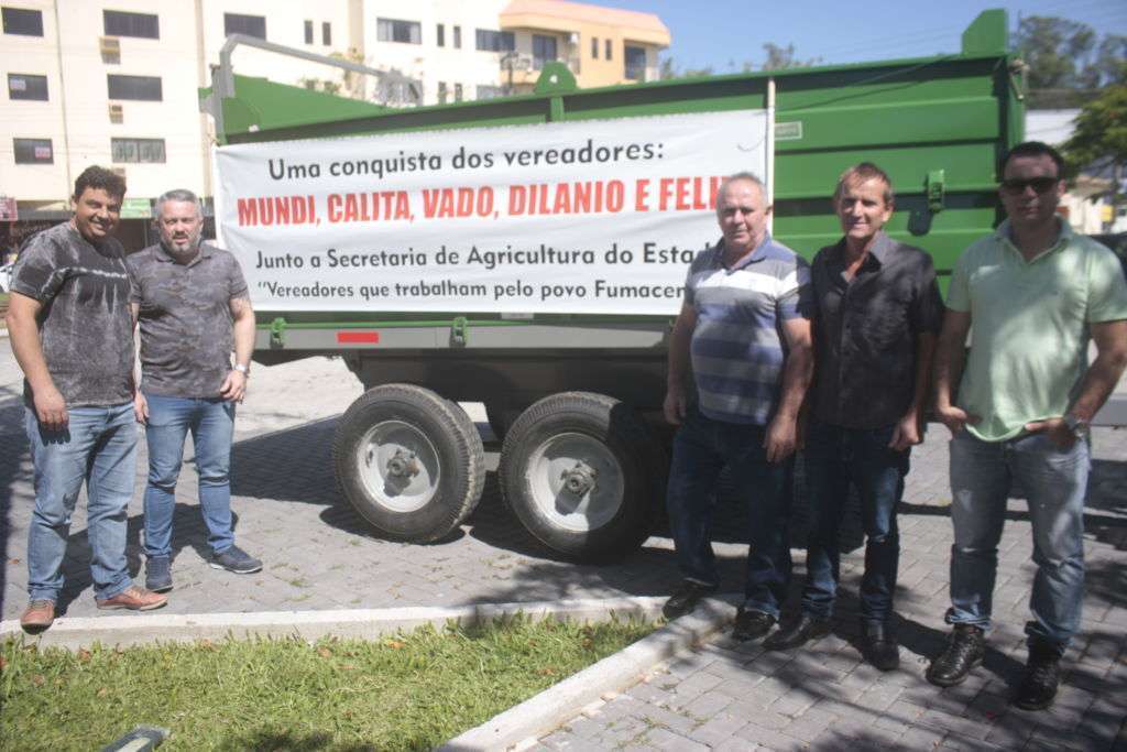 Agricultores de Morro da Fumaça são beneficiados com novo equipamento