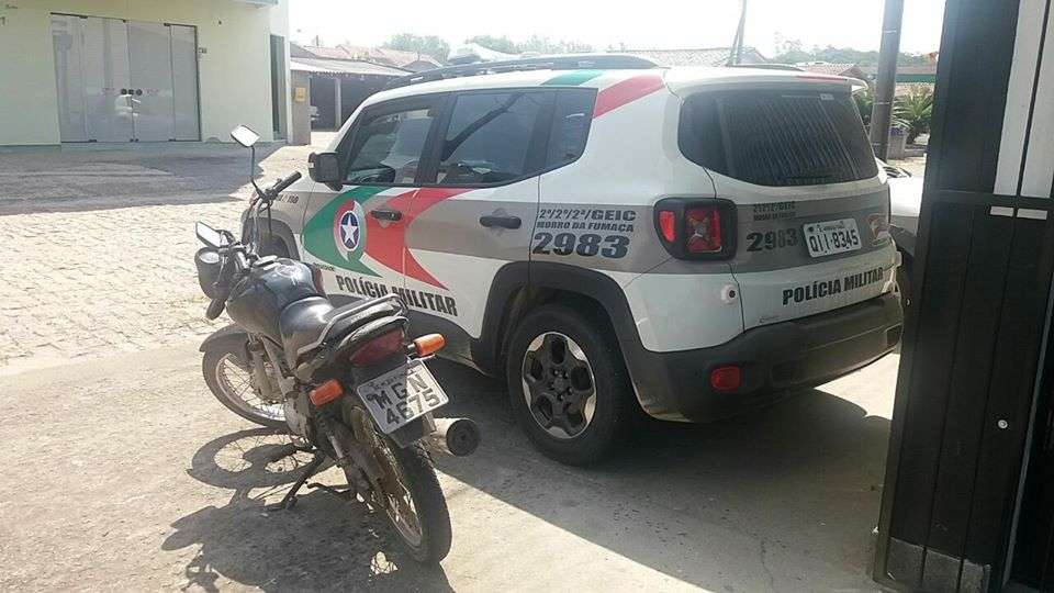 PM recupera moto furtada e prende "velho" conhecido