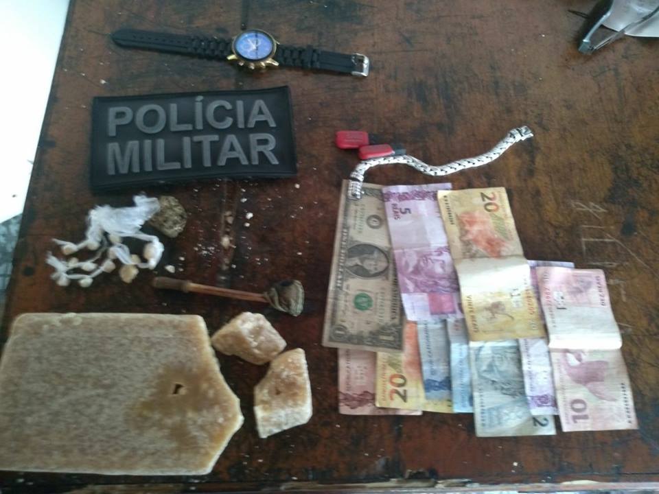 PM de Morro da Fumaça prende traficante e apreende 1 kg de crack