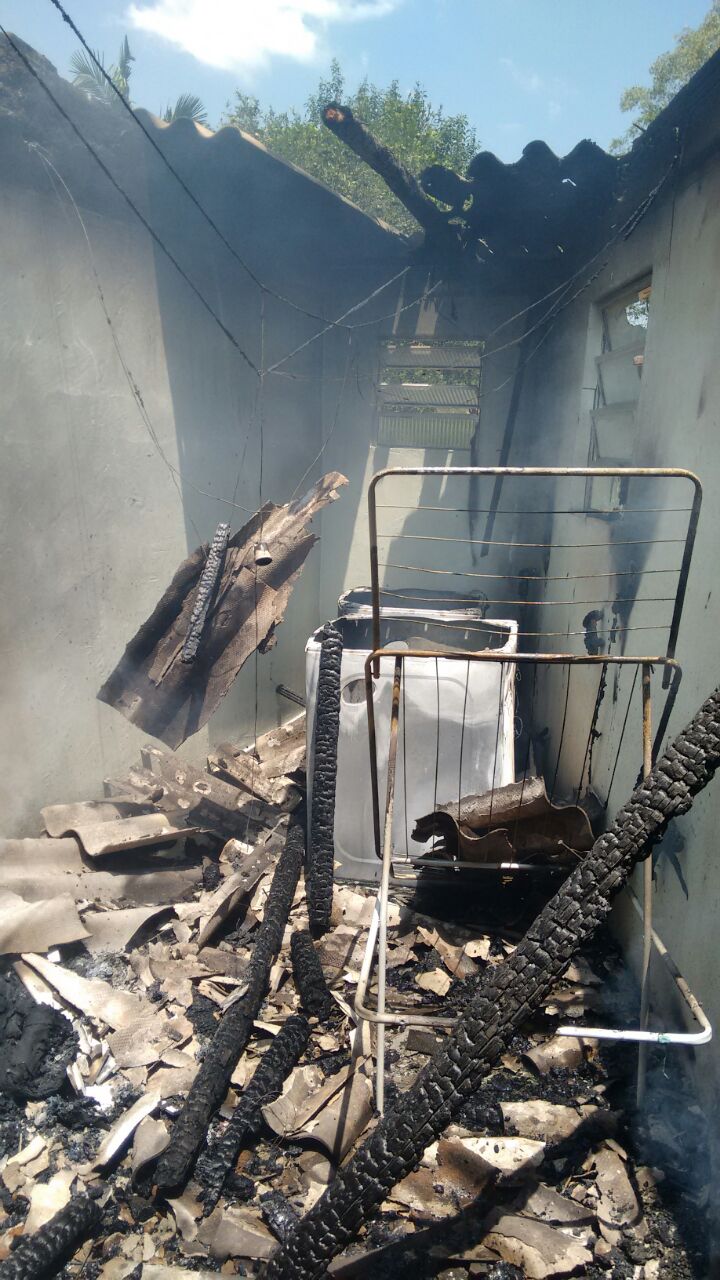 Casa de suspeito de homicídio é incendiada