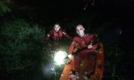 Corpo de Bombeiros salva dois pescadores em Morro da Fumaça