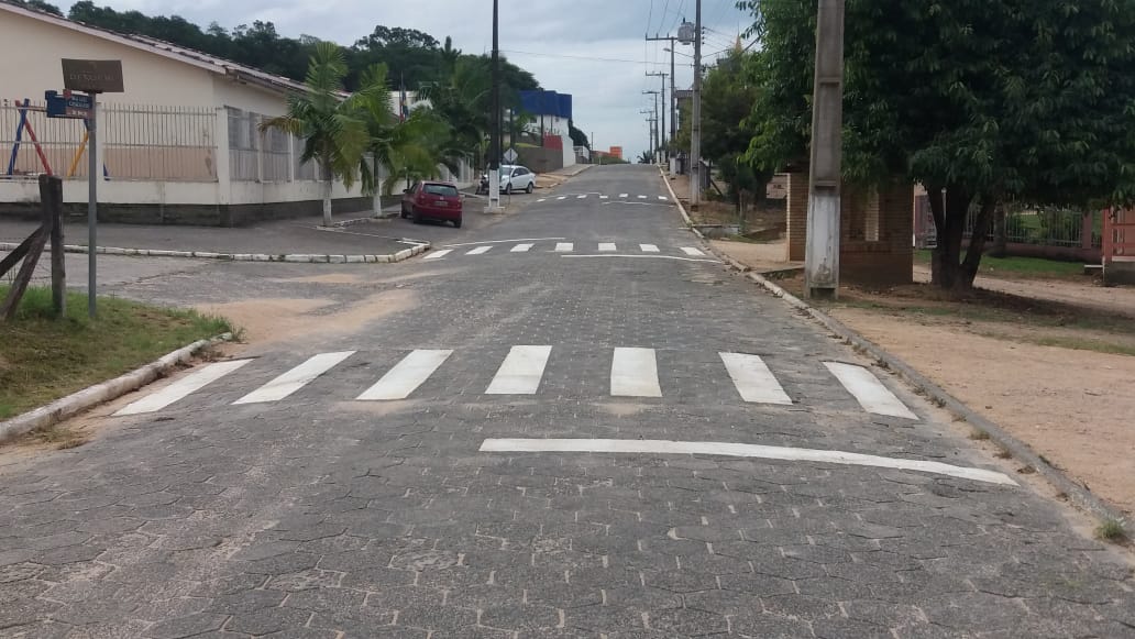 Sinalização horizontal é reforçada em Morro da Fumaça