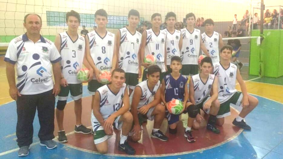 Morro da Fumaça fica em terceiro lugar na etapa do Voleibol Infantil