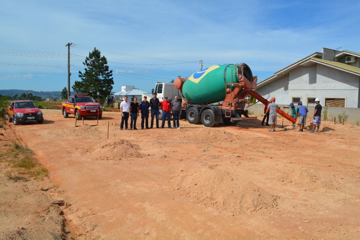 Corpo de Bombeiros inicia obras para a construção da nova sede