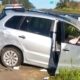 Casal argentino é conduzido ao Hospital São Roque após saída de pista na BR-101