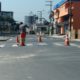 Faixas elevadas dão mais segurança a motoristas e pedestres da rua Emílio Frasson