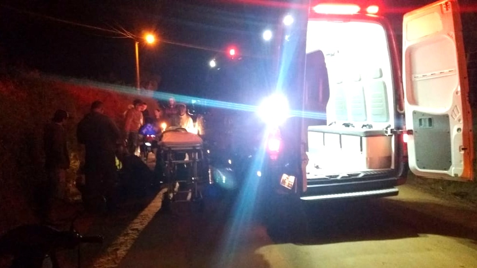 Motociclista fica ferido após acidente no Bairro Jussara