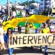 Em Morro da Fumaça, manifestantes vão às ruas e pedem intervenção