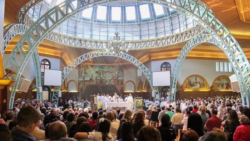 Santuário de Caravaggio inaugura velário e abre novena em preparação à 67ª Romaria