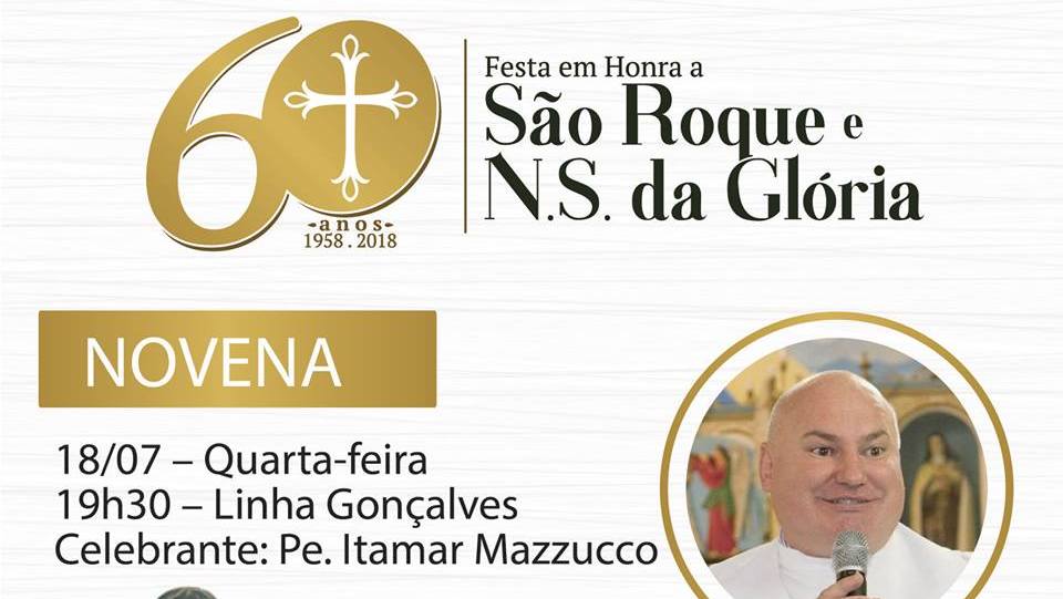 Novenas dão início às festividades em homenagem a São Roque e Nossa Senhora da Glória