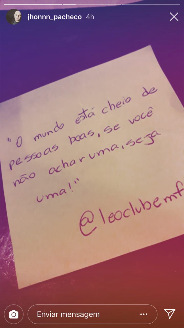 Leo Clube comemora Dia do Amigo com bilhetes em carros e lojas