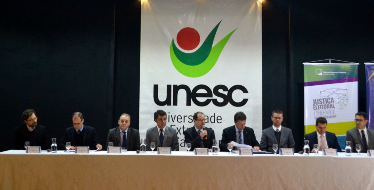 Unesc recebe primeiro evento do programa Justiça Eleitoral Itinerante do TRE em 2018
