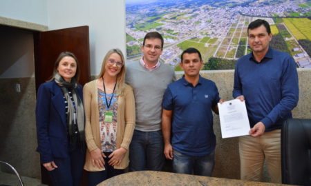 Ordem de Serviço para construção da Escola Biázio Maragno é assinada