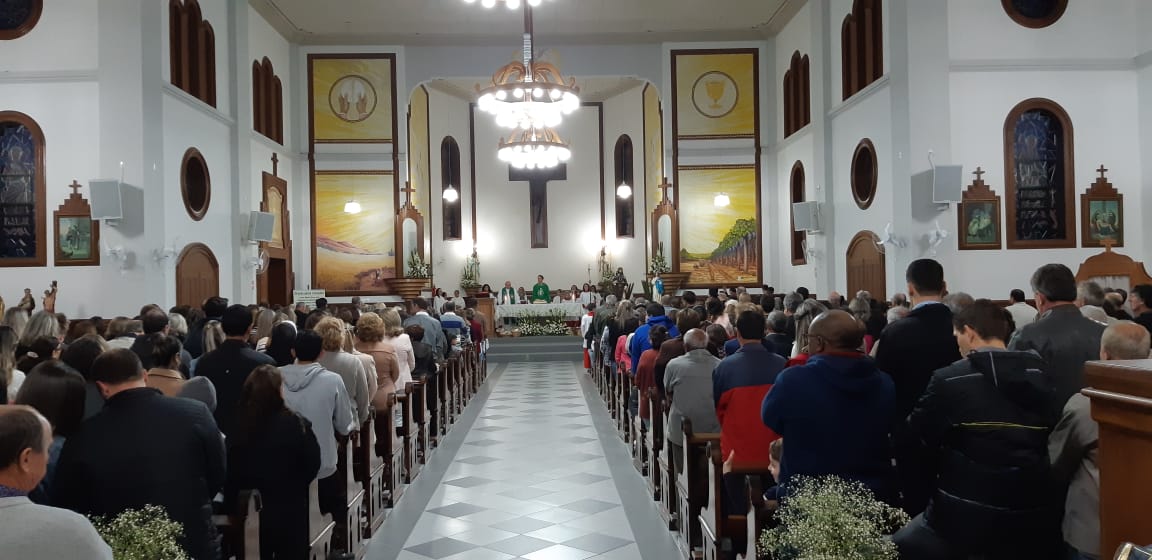 Paróquia recebe imagens de São Roque e Nossa Senhora da Glória