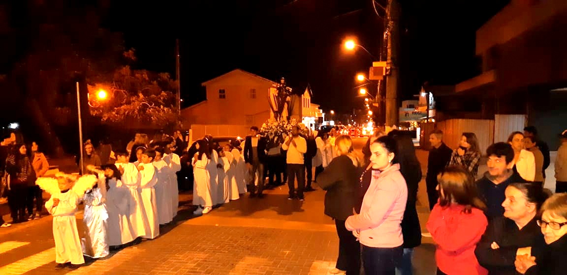 Paróquia recebe imagens de São Roque e Nossa Senhora da Glória