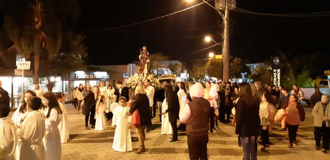 Paróquia recebe imagens de São Roque e Nossa Senhora da Glória