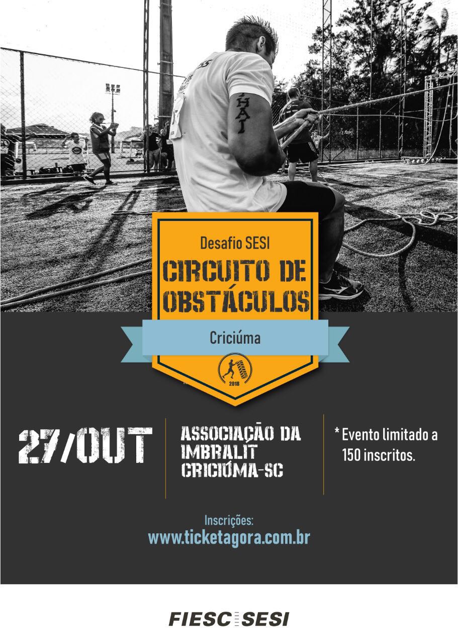 Inscrições seguem abertas para o desafio “Circuito de Obstáculos”