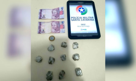 Polícia Militar prende traficante com maconha