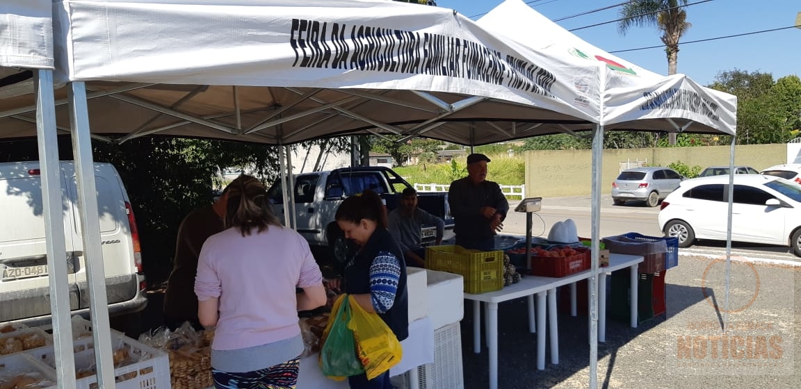 Feira semanal fortalece produtos da agricultura familiar