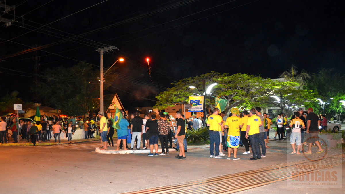 Fumacenses comemoram vitória de Bolsonaro na cidade com 86,47% dos votos