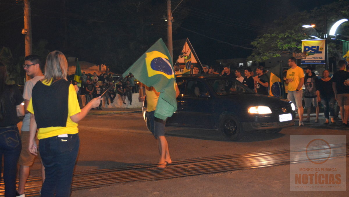 Fumacenses comemoram vitória de Bolsonaro na cidade com 86,47% dos votos