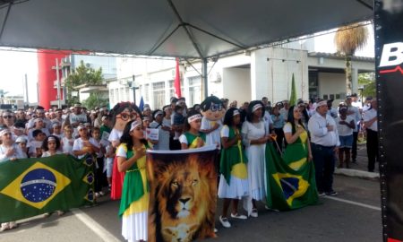 Marcha para Jesus reúne fiéis em Morro da Fumaça