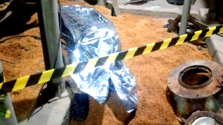 Funcionário morre após cair em silo de arroz