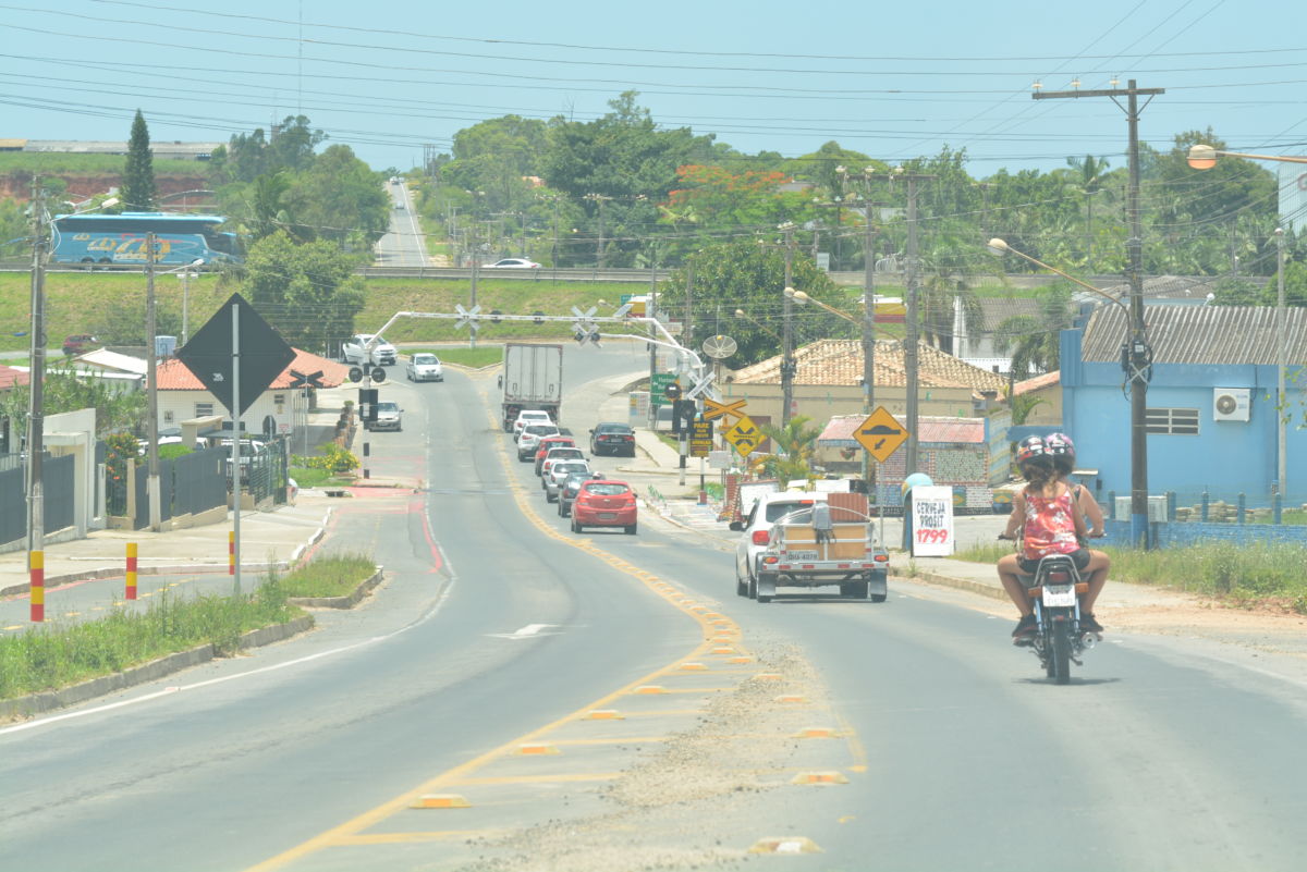 Trânsito flui normalmente até a praia