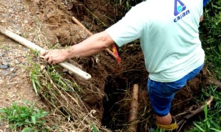 Vazamento de água é identificado na comunidade de Linha Anta