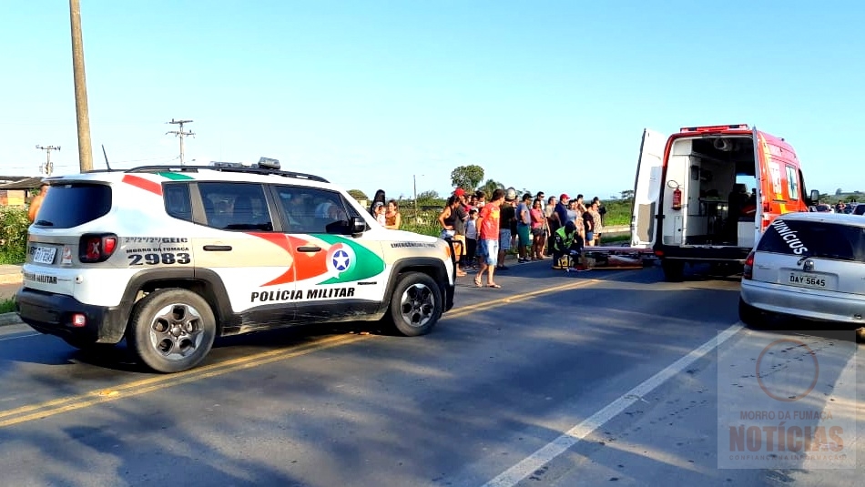 Acidente deixa casal e criança feridos na Rodovia Olívio Cechinel