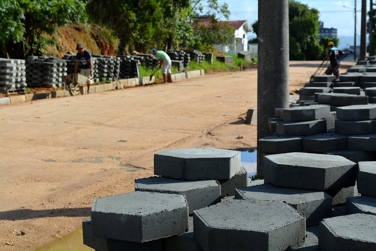 Pavimentações no Bairro Monte Verde em fase de finalização