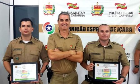 Policiais Militares de Morro da Fumaça recebem homenagem