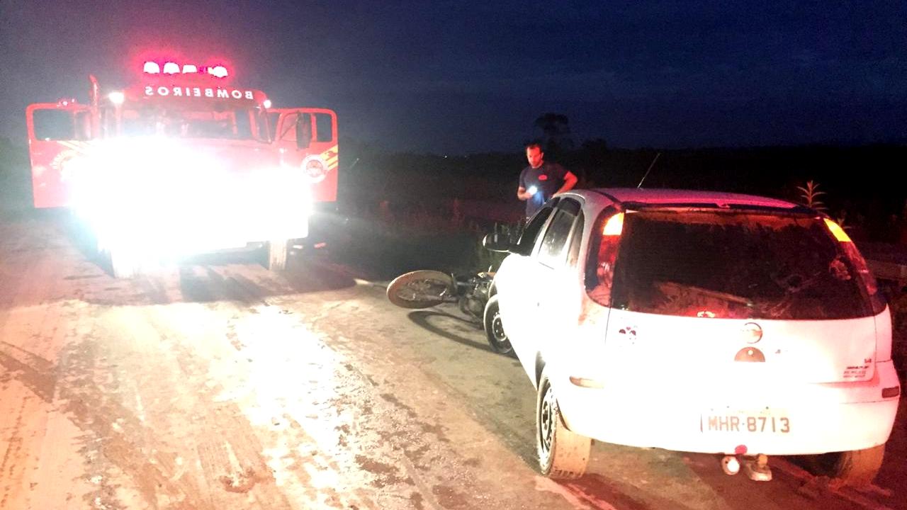 Colisão deixa duas pessoas feridas na Rodovia Olívio Cechinel