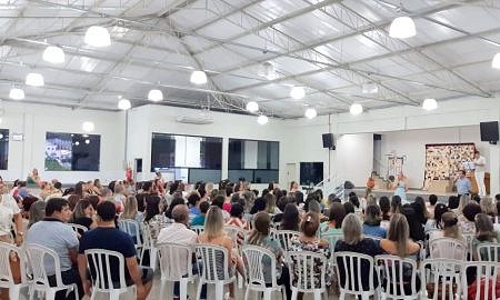 Morro da Fumaça abre o ano letivo com encontro e capacitação aos profissionais da educação