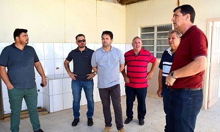 Prefeito e vereadores visitam obras em Morro da Fumaça
