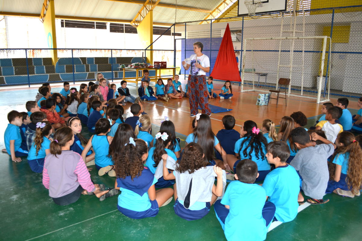 Estudantes da escola Vicente Guollo aprendem sobre voluntariado