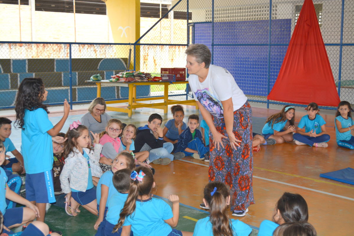 Estudantes da escola Vicente Guollo aprendem sobre voluntariado