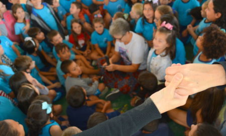 Estudantes da escola Vicente Guollo aprendem sobre voluntariado