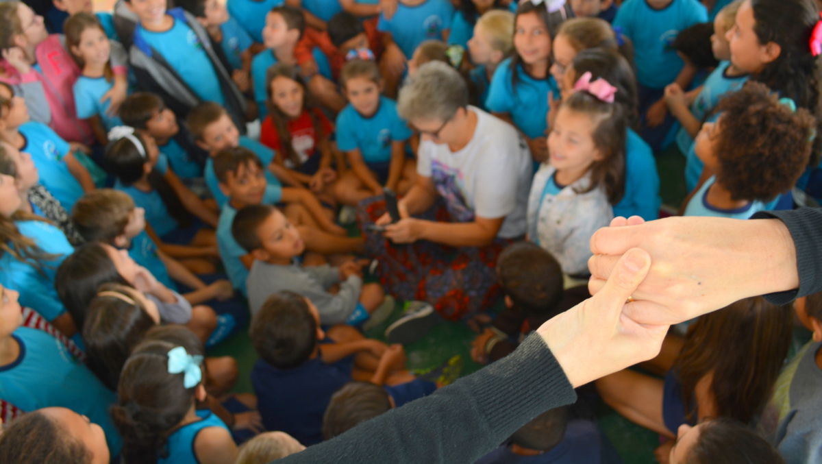 Estudantes da escola Vicente Guollo aprendem sobre voluntariado