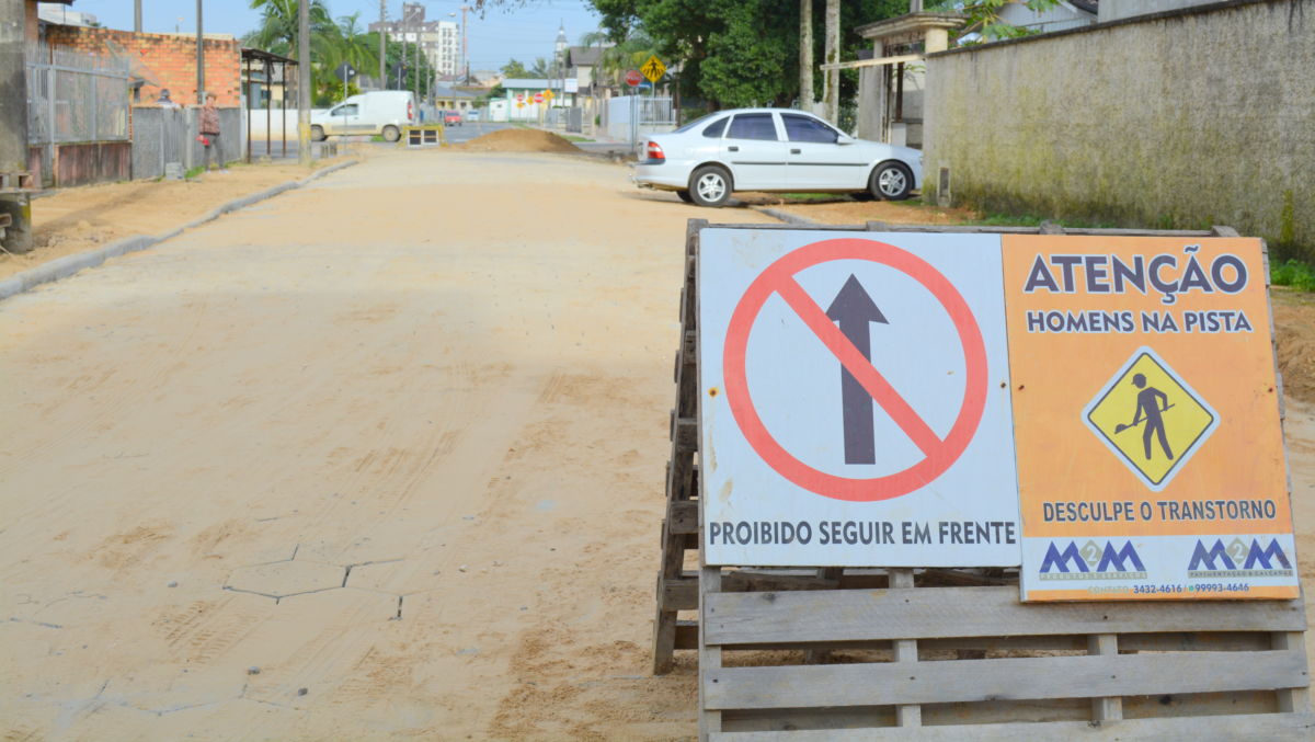 Nos primeiros meses de 2019, Morro da Fumaça tem 20 ruas pavimentadas ou em obras