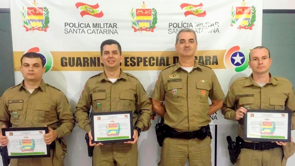 Policiais Militares de Morro da Fumaça são reconhecidos pelo trabalho