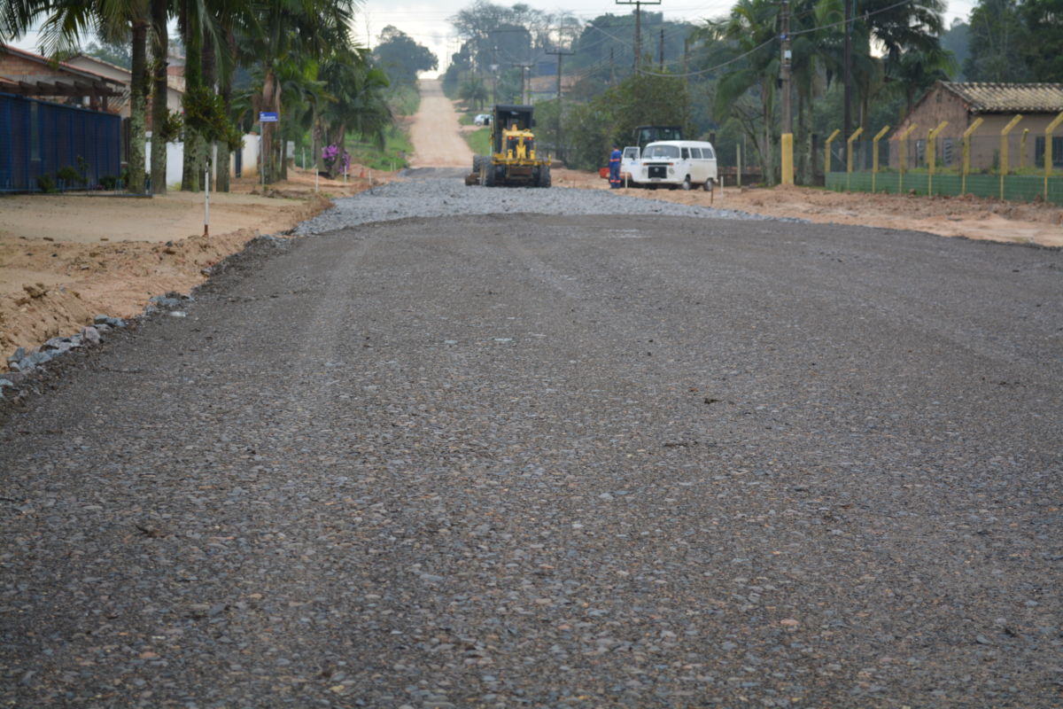Mais uma via ganhará asfalto em breve em Morro da Fumaça