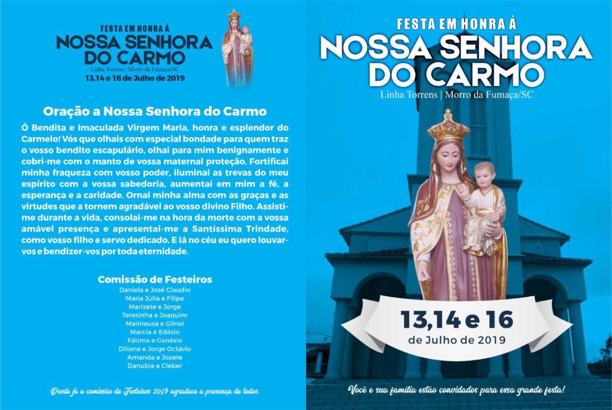 Linha Torrens celebra festa em honra a Nossa Senhora do Carmo